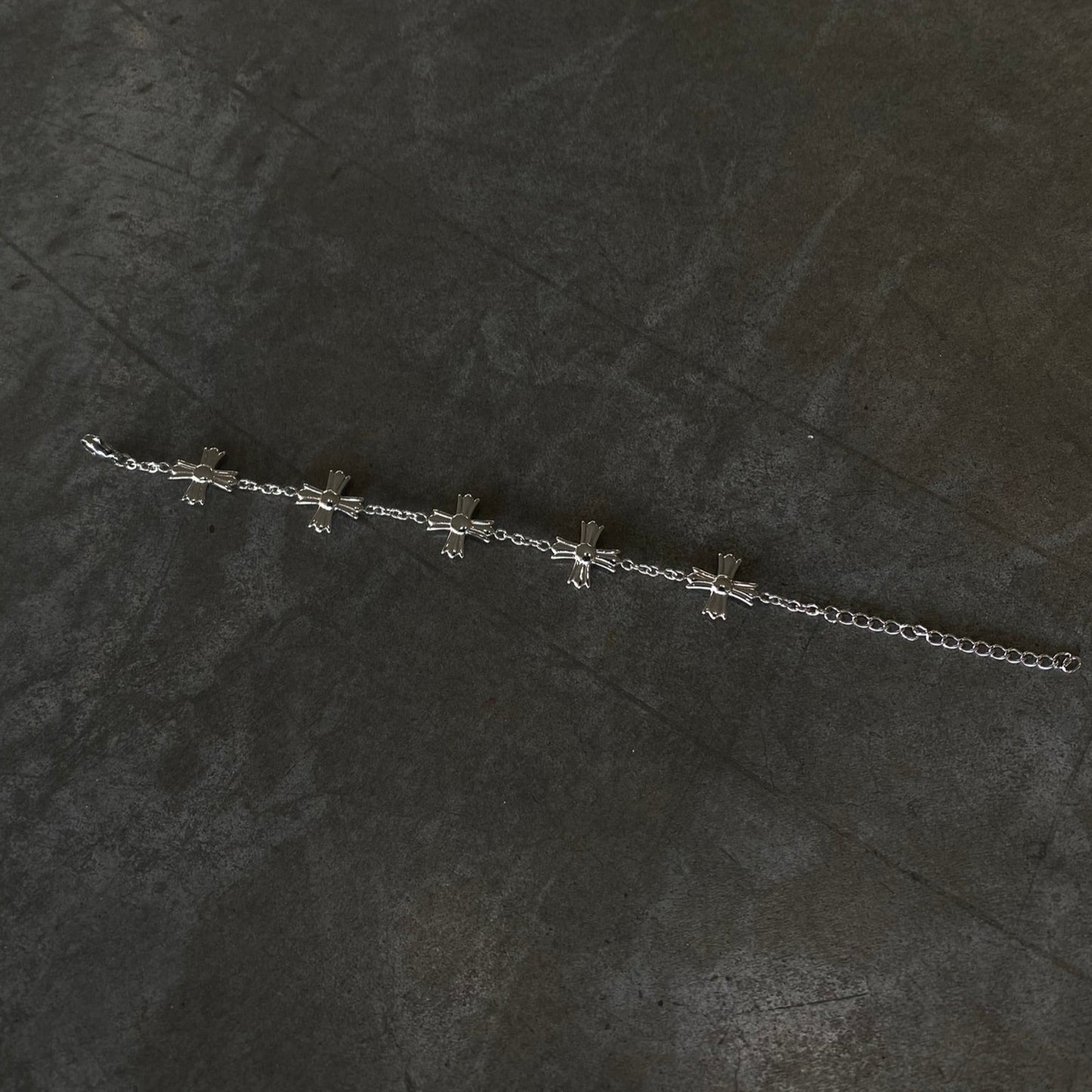 Metallic Cross Bracelet
