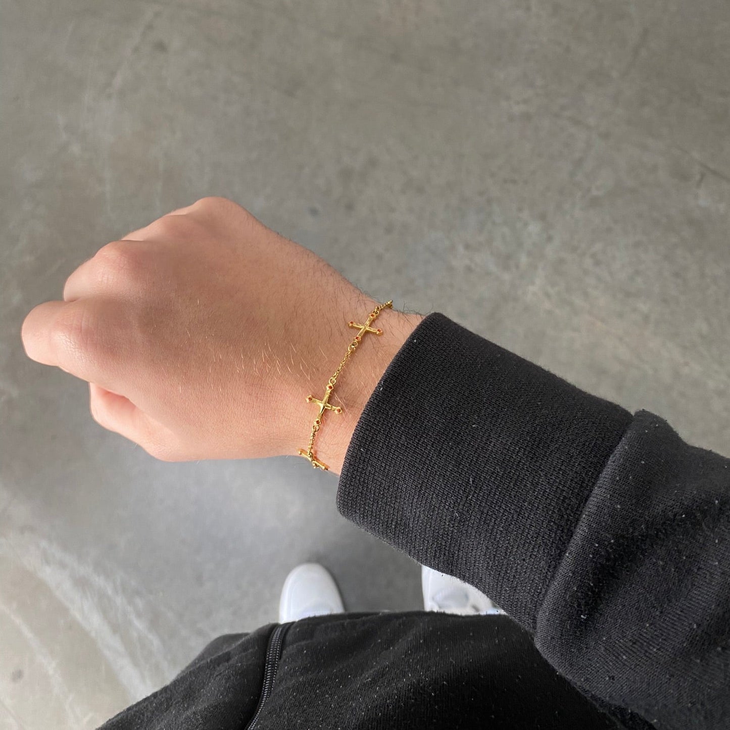 Gold Cross bracelet
