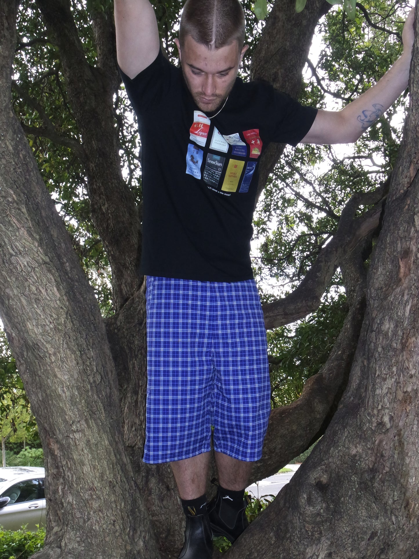 Reversible Track Shorts